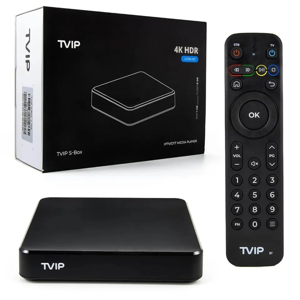 TVIP706 S-Box v.706 Smart Android TV Box 2GB RAM 8GB 4K UHD 2.4/5G
