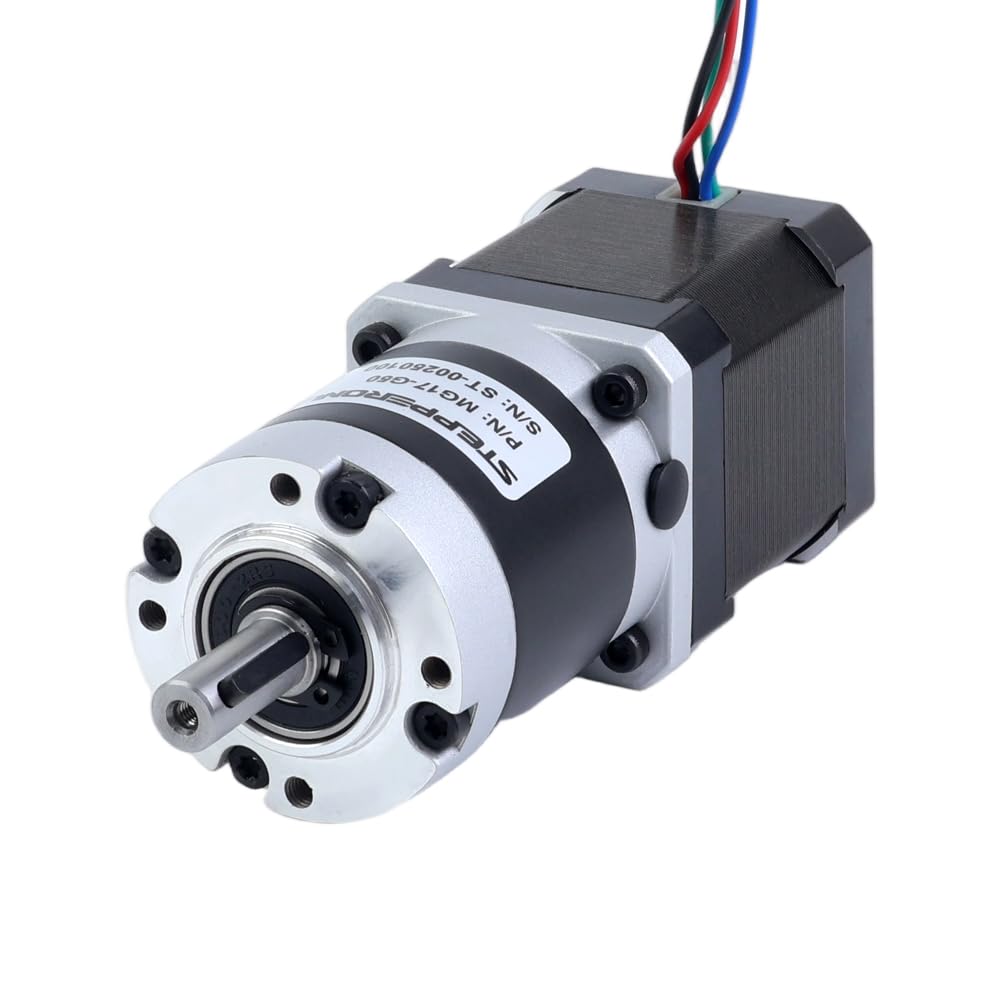 STEPPERONLINE Nema 17 Schrittmotor L=40mm Getriebeübersetzung 100:1 MG Serie Planetengetriebe