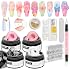 3D Nail Gel Sculpting Gel 4 Colors 3d Gel Nail Art Non Stick Hand Solid Builder Gels Home Manicure, Nail Salon, Nail Charms, Solid, Extension, Carving, Molding Hard Gels