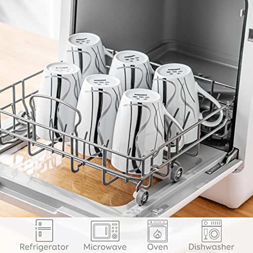 VEWEET-Coffee-Mugs-Set-of-6-16-OZ-Large-Coffee-Cups-Set-White-Mug-Sets-Ceramic-Mugs-Set-with-Big-Handle-Microwave-Dishwasher-Safe-Series-Fiona