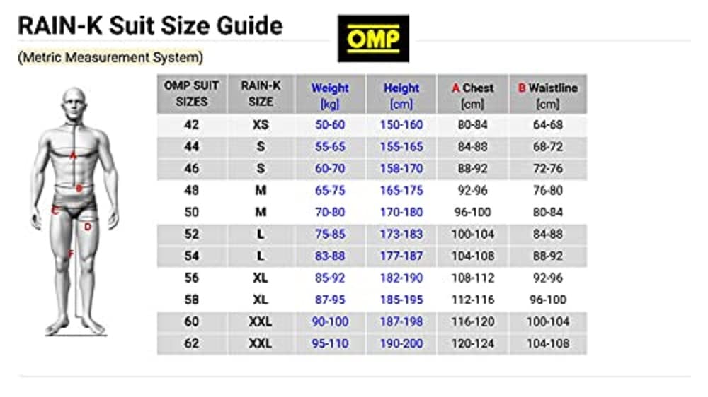 OMP Unisex Race Suit (1 Stück)