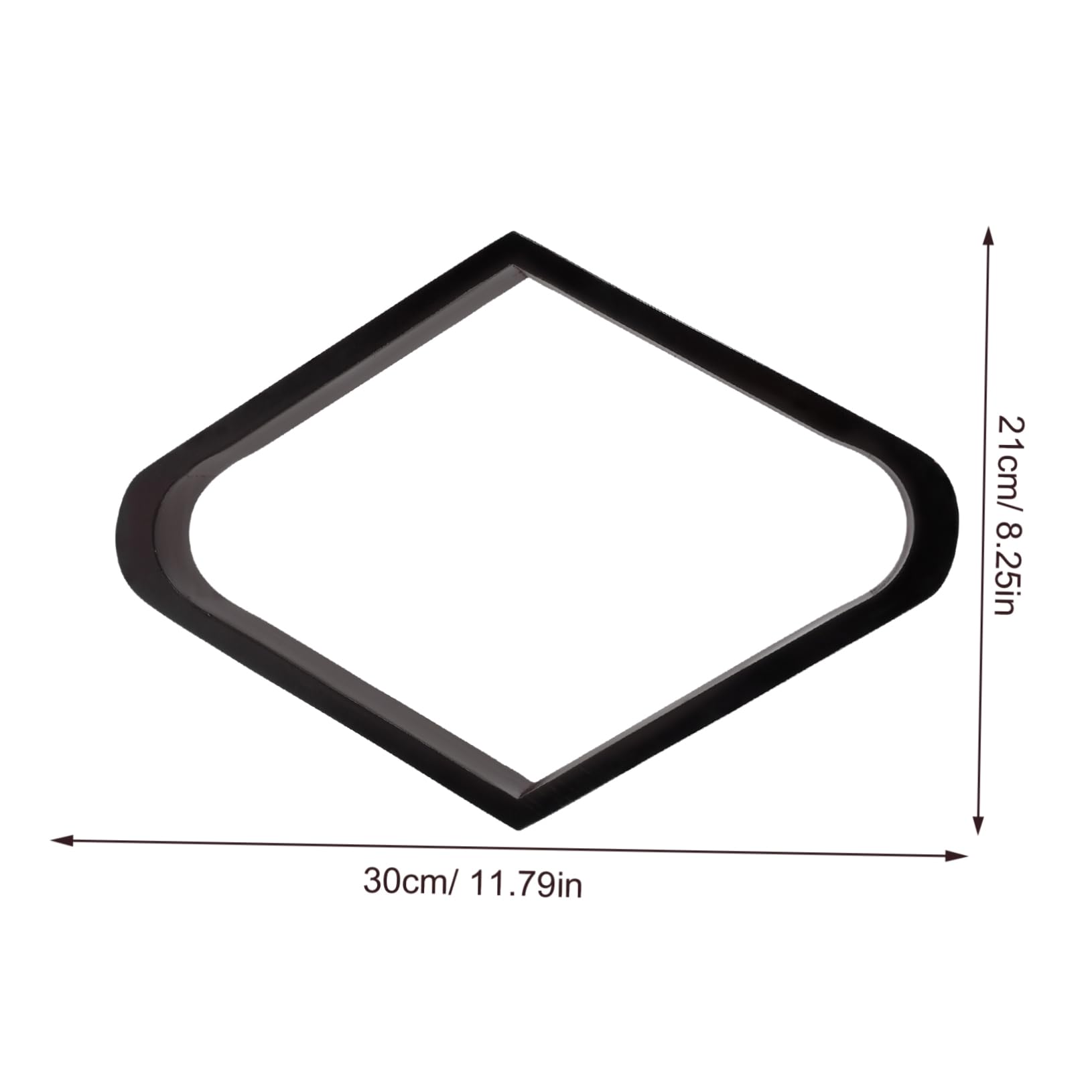 BRIGHTFUFU Pool Billiard Rhomb Rack Wooden Billiard Stand Snooker Balls Frame for Home Game Room