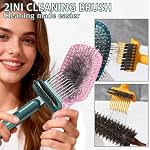 7Pcs 2-in-1 Hair Brush Cleaner Tool, 2026 New Comb Cleaning Brush - Comb for Removing Hair and Dust, Mini Cleaning Rake with Pick & Bristles for Home Salon Travel Use Effectively - Image 3