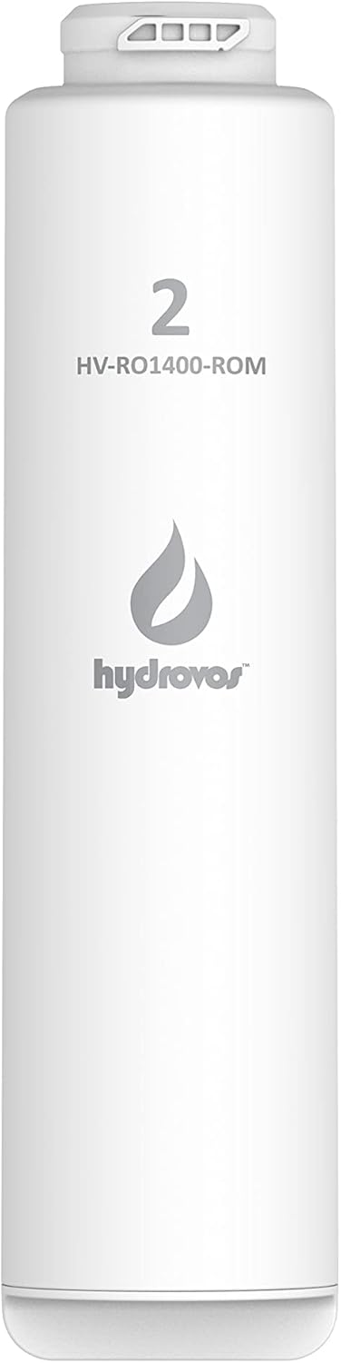 HV-RO1400-ROM Filter, Replacement Cartridge #2 Fits Only HV-RO1400-OD Tankless Reverse Osmosis System, 2 Years Filter Life, Easy DIY Filter Changes, Reduces Over 95% Dissolved Contaminants