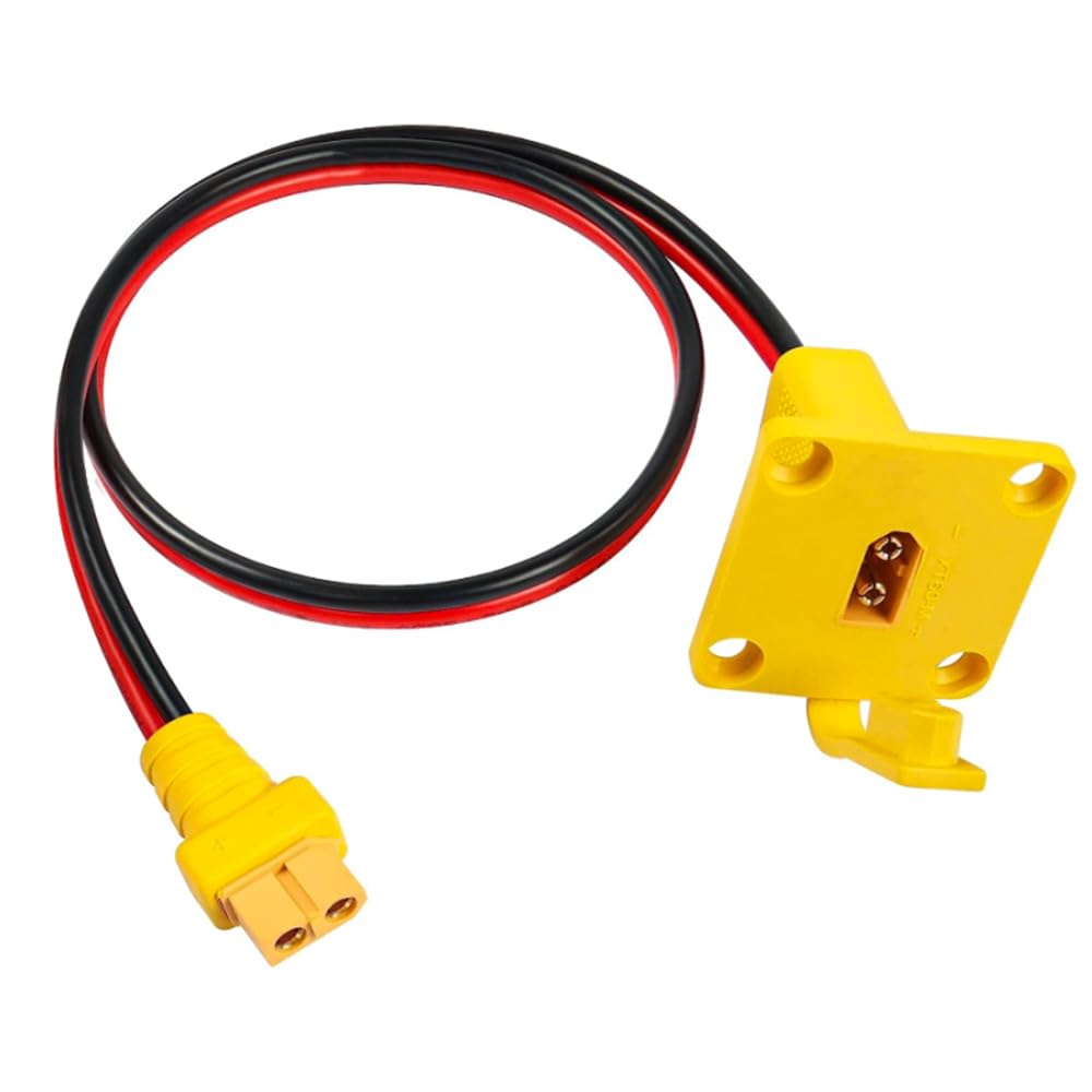 CENPEKXt60 Connector, 30CM Extension Cable, Xt60 Panel for Drone Fpv Rc Model Airplane Car, Power Supplies Esc
