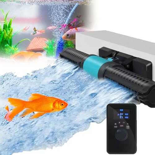 Pompa Wave Maker, magnetyczna pompa akwariowa 25 W z kontrolerem wyświetlacza LED, 4 regulowane poziomy do akwariów słodkowodnych i morskich