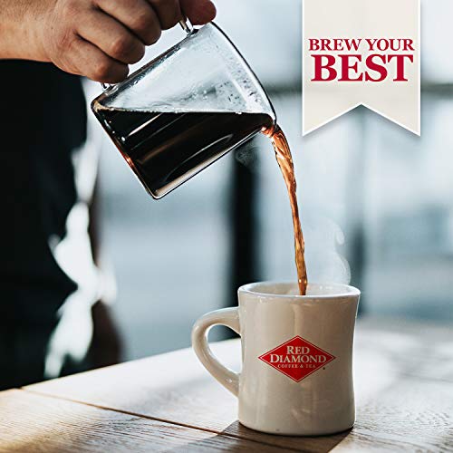 Red Diamond Ground Coffee | Ultra Blend | Medium Roast | 100% Premium Arabica Beans | Strong & Full-Bodied Flavor | 11 Ounce Resealable Bag #TOP4