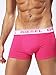 Diesel Men's 3-Pack Shawn Stretch Boxer Trunk, Green,Turquoise,Pink, Medium