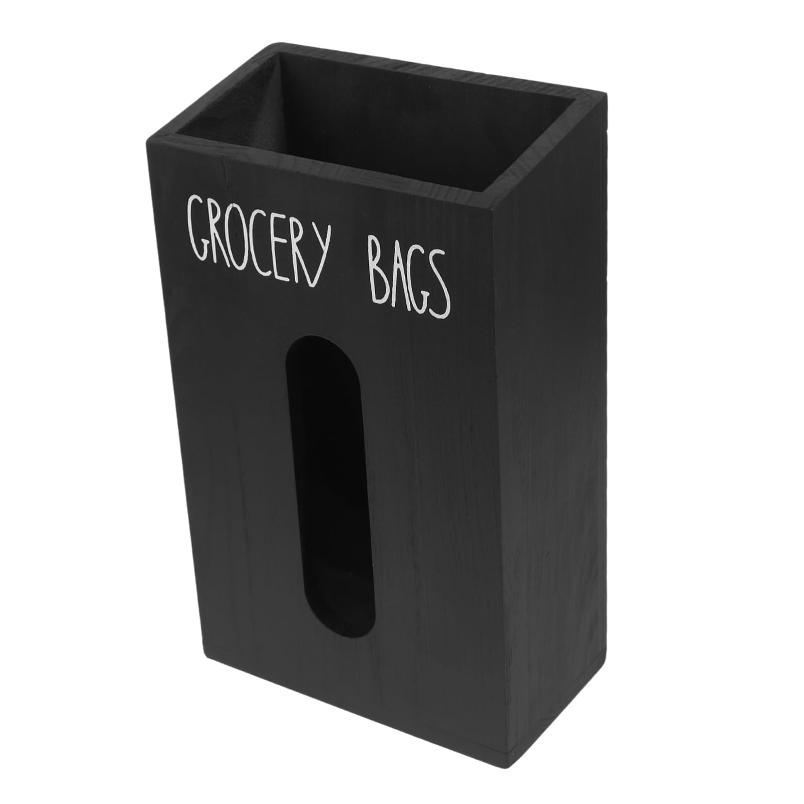 Caja De Almacenamiento para Bolsas De Basura Organizador De Bolsas De Supermercado De Madera Dispensador De Rústico