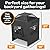 Wood Fire Pit 21 Inches | Fire Pits & Outdoor Fireplaces Outdoor Firepits for Outside Backyard Patio Garden Fireplace for Camping and Outdoor Heating
