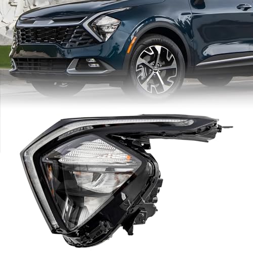 Headlight Assembly Compatible with 2022-2024 Kia Sportage SX/EX/LX