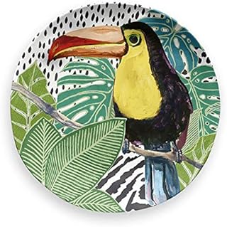 Epicurean Lush Jungle Toucan Side Plate