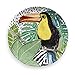 Epicurean Lush Jungle Toucan Side Plate