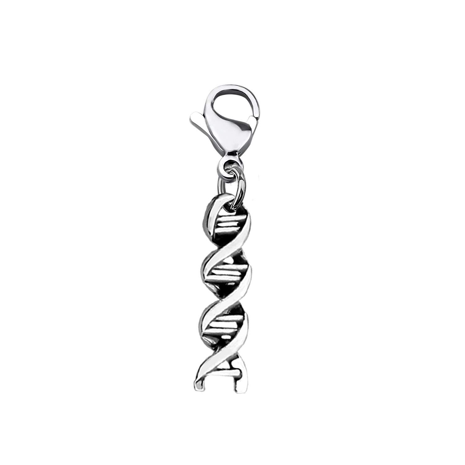 CHOOROMicroscope and DNA Double Helix Necklace Science Gift for Laboratory Technologist/Science Student