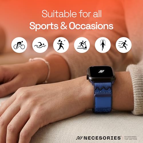 Image of Velcro Sport Nylon Strap Compatible with Apple Watch Strap Ultra 3 /2 /1(49mm), Series 11 /10(46mm), Series 9 /8 /7(45mm), SE3 /SE2 /Series6 /5 /4(44mm),unisex