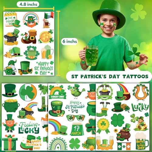 50pcsstpatricksdaytattoosstickersforkidsstpatricksdaydecorationsaccessoriesirishshamrocktattoostickersforpartyfavorssupplies Urban Country Home Decor 50 pcs st patricks day tattoos stickers for kids st patricks day decorations accessories irish shamrock tattoo stickers for party favors supplies urban country home decor