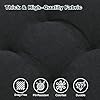TANYOO Seat Cushion & Lumbar Support Pillow Set for Office Chair, Dual-Layer Patent Design Memory Foam Office Chair Cushion & Ergonomic Back Support Pillow for Wheelchair, Gaming Chair (Black) #5