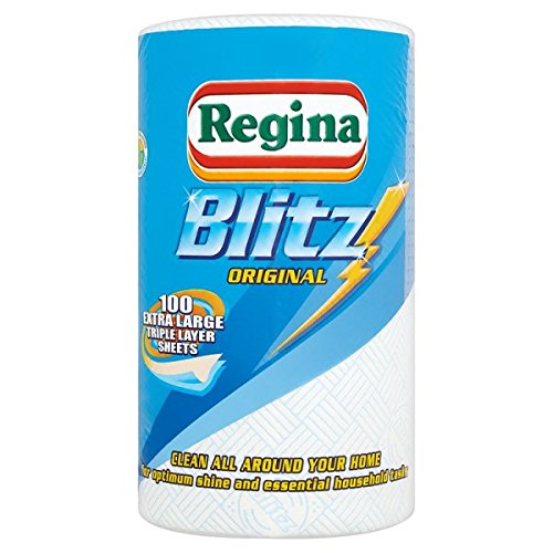 ( 6 Pack ) Regina Blitz Original 100 Extra Large Triple Layer Sheets 1 Roll