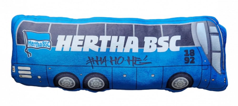 Hertha BSC Berlin Kissen - Mannschaftsbus - Plüschkissen HBSCB