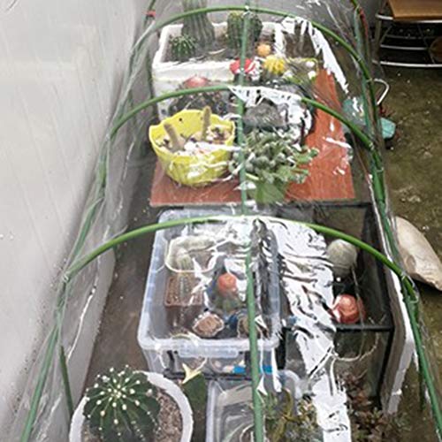 Lona transparente de PVC impermeable OKUOKA lona plástica para jardín 8