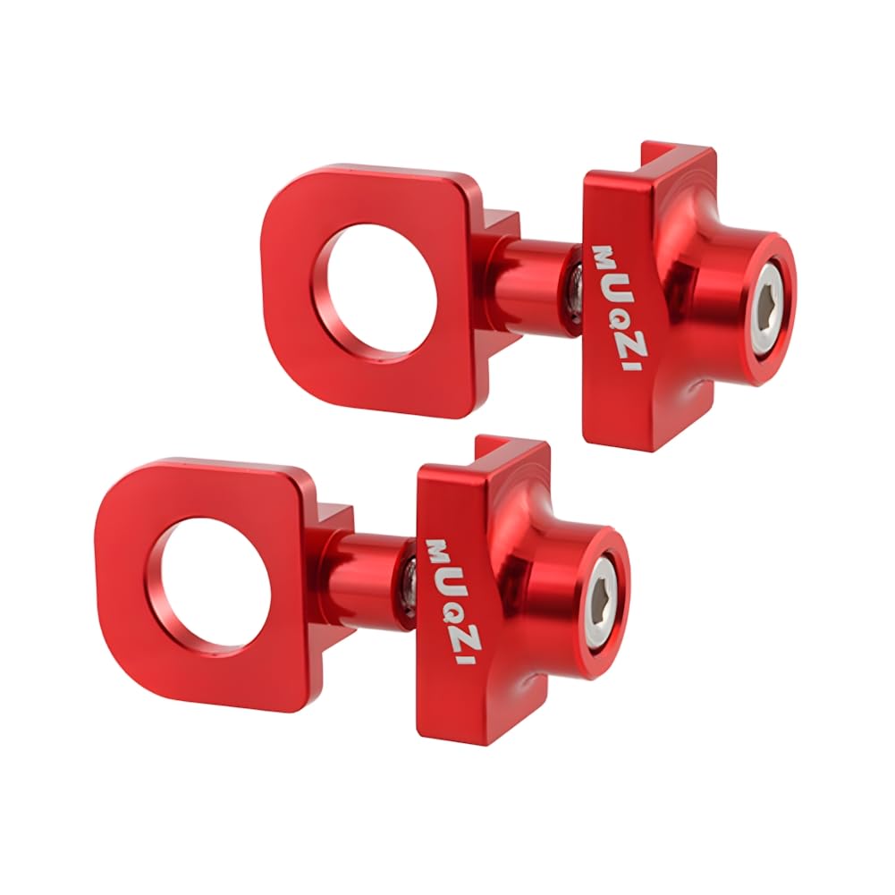 SeonFook 2pcs Single Speed Bicycle Chain Tensioner Adjuster Regulator Bike Repair Tools, Aluminum Alloy Bike Chain Fastener for BMX Fixed Gear Bicycle