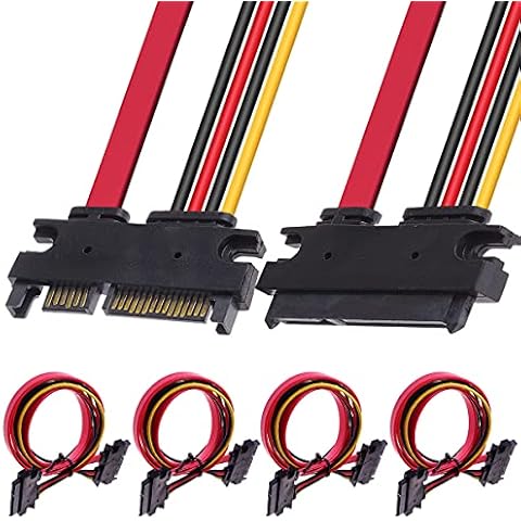 Xiatiaosann 22-pin SATA Data Power Extension Cable Cover