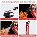 Small Fire Extinguisher for Home, 1 Pack 620ml Portable Fire Extinguisher for Vehicle, Car, RV, Kitchen, Stay Life Safe Water-Based Automotive Fire Extinguisher with Wall Mounts (1Pcs)