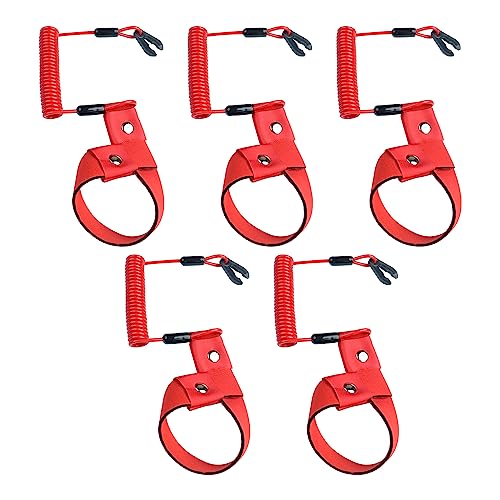 5PCS Kill Switch Lanyard with Wrist Strap for Boat Jet Ski Yamaha