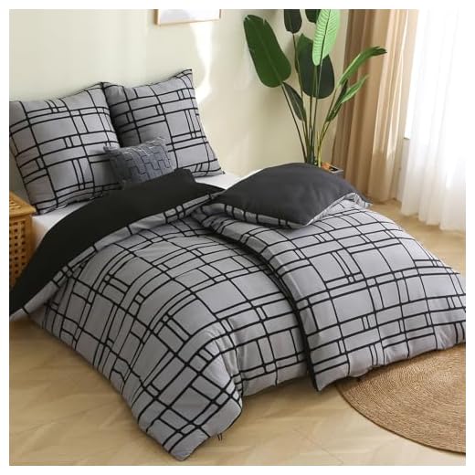 Utopia Bedding Bettwäsche 135x200 4teilig - Mikrofaser 2 Bettbezug 135x200 cm + 2 Kissenbezüge 80x80 cm - Marineblau 8 Pamposh Bettwäsche 135x200 4teilig - Bettwäsche Grau 2 Bettbezüge 135x200 cm + 2 Kissenbezüge 80X80 cm, ÖKO-TEX Bettwäsche-Sets Ultraweicher Mikrofaser mit Reißverschluss