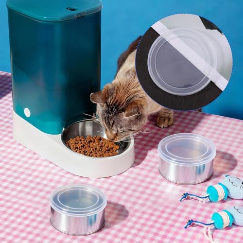 6 Stück Dosendeckel,Deckel für Dosen,Waschbar Dosendeckels Deckel für Katzen & Hundefutter Dosen Transparent Dosendeckels Wiederverwendbar Konservendosen Decke zum Katzenfutter Tierfutterdosen-75mm