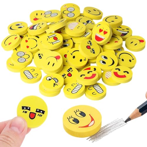 CEJAS 60 peças porta-chaves emoji porta-chaves emoticon pingente padrão emoticon porta-chaves decoração para crianças festa de aniversário favores bolsa de festa, estilos aleatórios