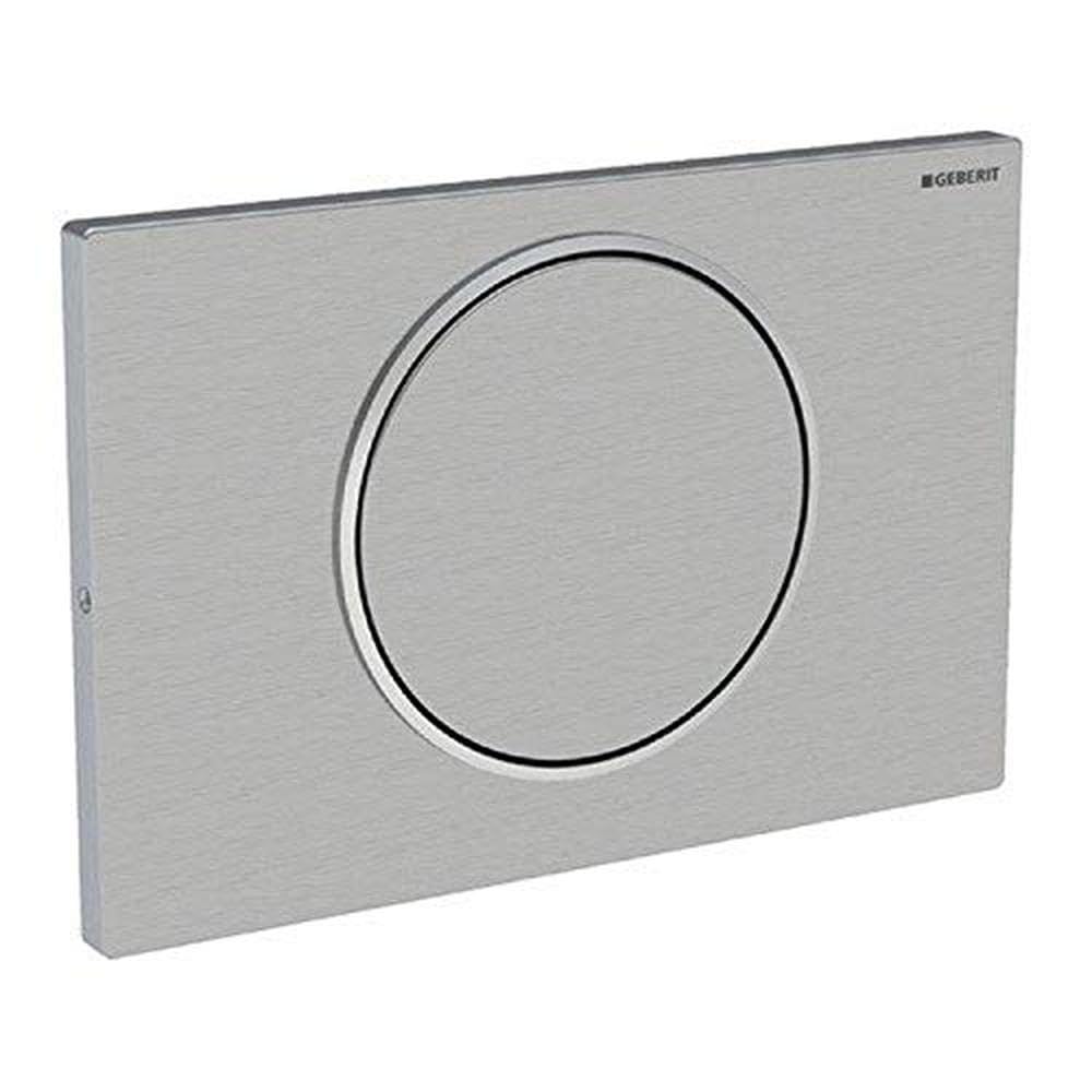 Geberit 115.787. SN. 5 płytka uruchamiająca Sigma10, stal nierdzewna, szczotkowana/polerowana/szczotkowana, przykręcana