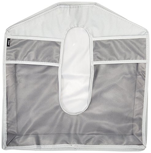 Umbra Stash Over the Rod Hanging Organizer - Fabric organizer with Mesh Pockets for Scarves Gloves and other Accessories for Entryway Closet Coat Room Mudroom and Closet Set of 2 Grey