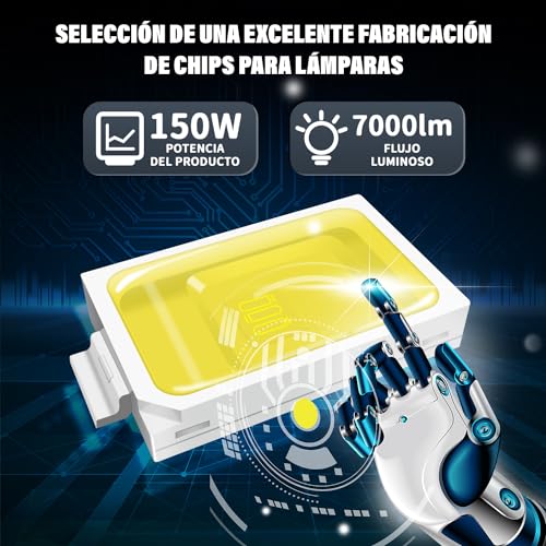 La mejor comparación de Reflectores LED estacionamiento los más recomendados. 3 Imagen adicional