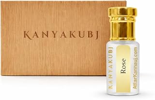 Kanyakubj Kannauj Rose Attar (Rose Damascena) AttarKannauj for Men, Roll-On Attar, 100% Alcohol-Free (6 ML) Price In India