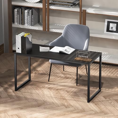 SHW Mission 40-Inch Home Office Computer Desk, Black — view 7
