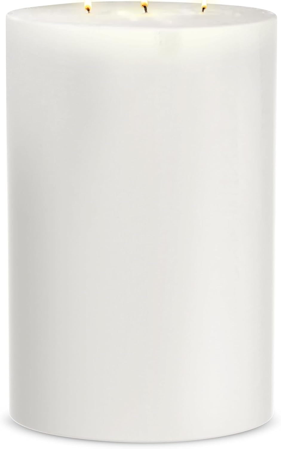White Pillar Candles - 6"x9" Unscented Decorative Candle, Clean Burn Solid Color Pillar for Home Décor, Events, Tables & Centerpieces