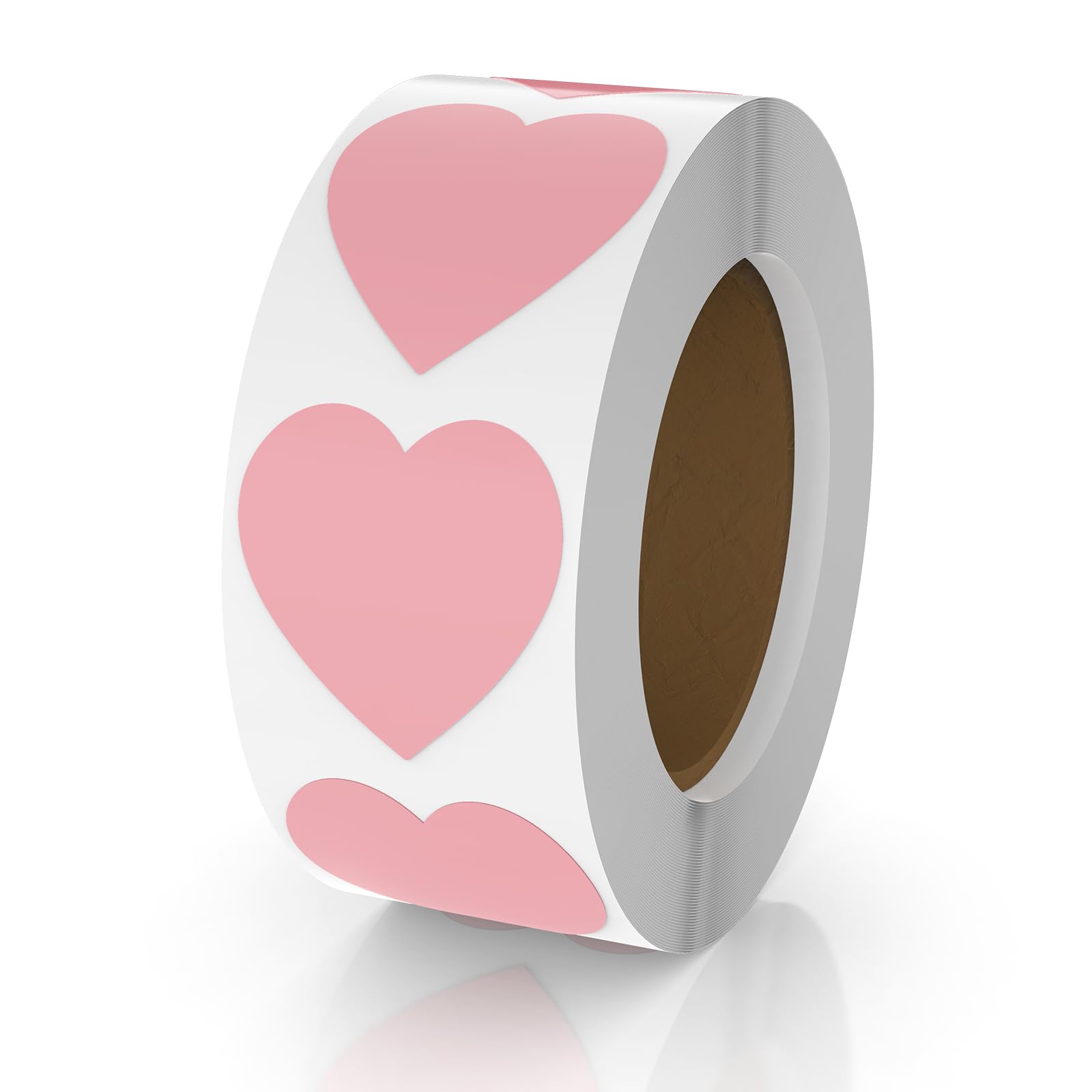 Etiquetas Adhesivas De Color Con Forma De Corazón, 500 Unidades, 25 Mm, Con Forma De Corazón