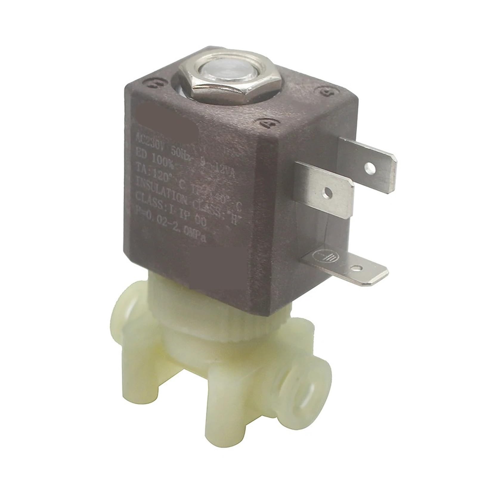 JYZ-3 AC 230V 50HZ 20Bar Cannula 2/2 Vie Plastica Elettrovalvola Acqua Normalmente Chiusa for Macchine da Caffè/Vapore