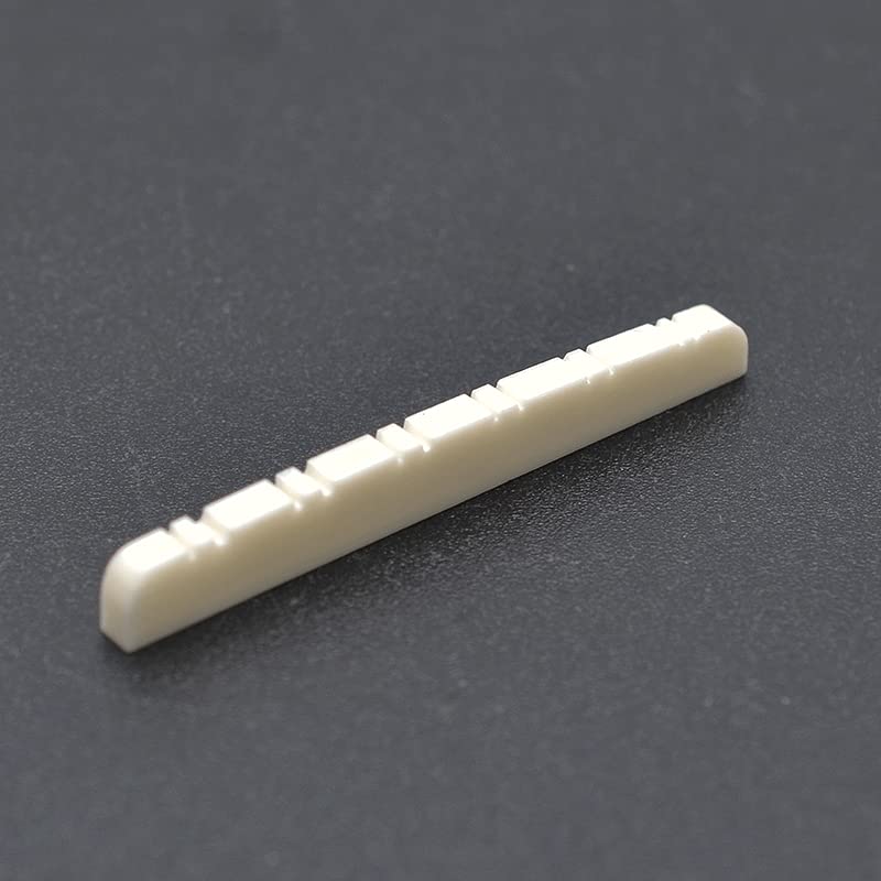 Dadi per Chitarra a 12 Corde in Vero Osso Scanalato, per Chitarra Elettrica, 43 X 6 X 8,5 Mm o 48 X 3 X 5,5 Mm, Accessori per Chitarra Elettrica, 100 Pezzi/43 * 6 * 8.5Mm 100Pcs