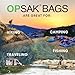 LOKSAK - OPSAK Odorproof Dry Bags for Backpacking, Hiking and Storage- Resealable Reusable and Recyclable Storage Bags (2-Pack, 9 Inch x 10 Inch)