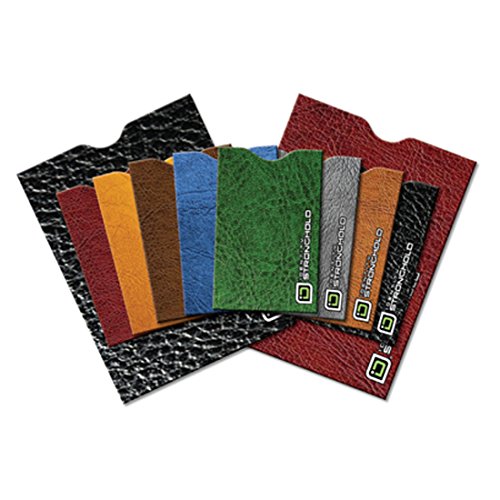 Identity Stronghold Designer Sleeve Combo Pack, Leather Look Collection, Pack of 10 (IDSHTVDESLEAL)