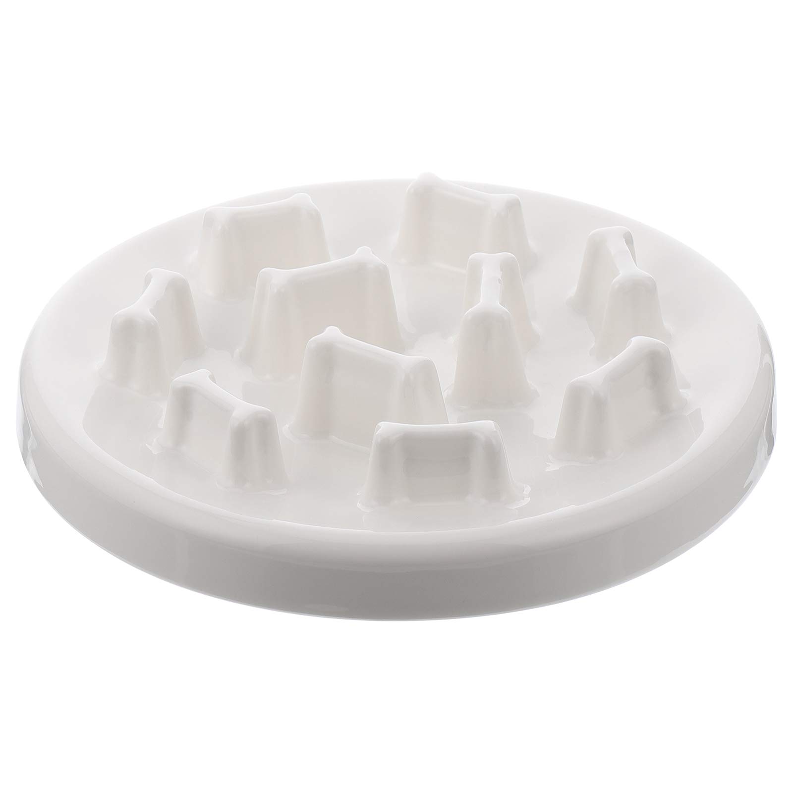 ibasenice Gamelle Céramique Anti-glouton pour Chat Chiot Et Animal De Compagnie Distributeur De Nourriture pour Croquettes
