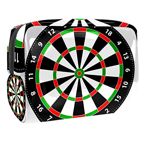 Preisvergleich Produktbild TIZORAX Dartscheiben-Kosmetiktasche, PVC, Make-up-Tasche, Reise-Toilettenartikel, praktischer Beutel, Organizer für Frauen