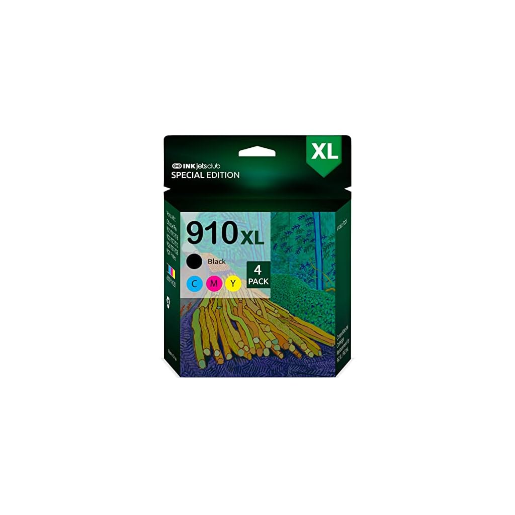 Compatible-Replacement-Ink-Cartridge-for-HP-910XL-Ink-Works-with-HP-OfficeJet-Pro-8024-8015-8025-8028-8035-8022-Printers-4-Pack-Black-Cyan-Magenta-Yellow
