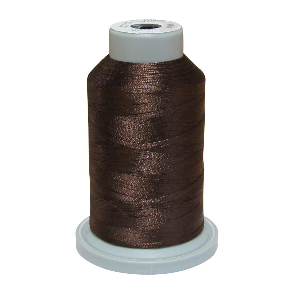 Glide Threading Thread Trilobal Polyester No. 40-1000m Spool -20469 Chocolate