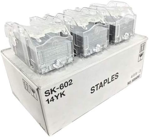 Genuine Konica Minolta 14YK (SK602) Staple Cartridge, Box of 3