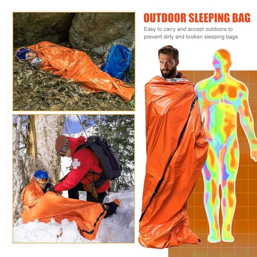 Emergency Sleeping Bag & Bivvy Sack – Compact Thermal Shelter for Camping, Hiking, Survival Kits & Emergency Preparedness - Image 5