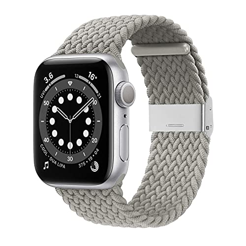 ANVEY Apple Watch バンド 44mm 40mm アップルウォッチ バンド 編組シングルターン編組ストラップ スポーツストラップと互換性があります Apple Watch Series 6/5/4/3/2/1/SE対応 38/40mm