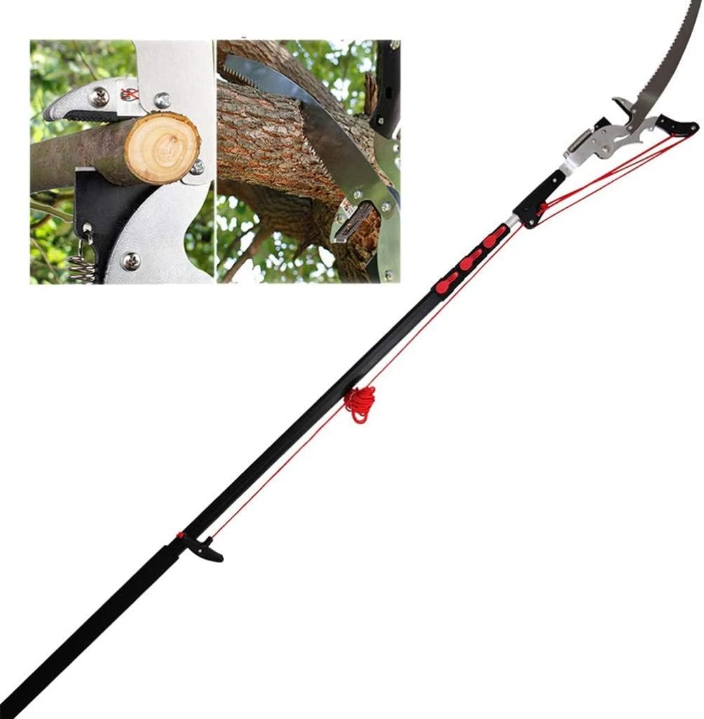 6M/20FT Telescopic Pole Saws, Professional Telescopic Tree Pruners Pole Height Extendable Pruning Saw Gardening Landscaping Branch Saw Loppers Cutter Trimmer Tools for Trimming Branches and Leaves